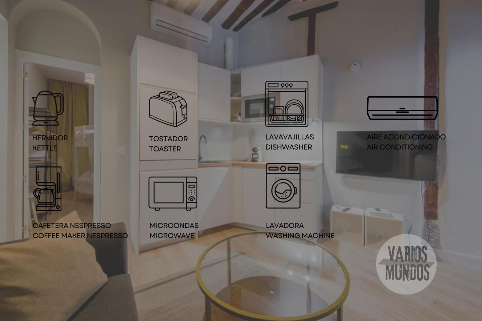 Centrico Apt 7Pax En Anton Martin-Centro E2 مدريد المظهر الخارجي الصورة